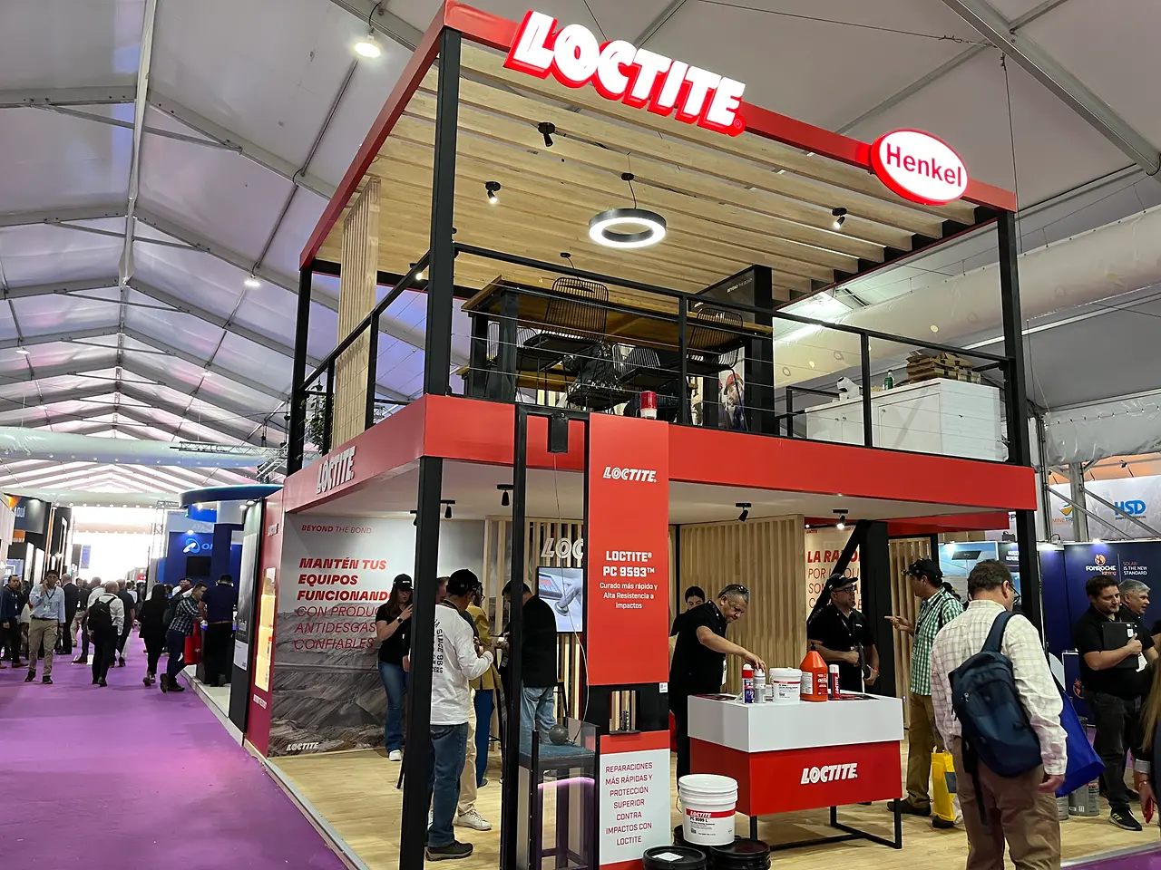 Expomin: Loctite y Henkel reafirman su compromiso con la sostenibilidad con su stand de construcción industrializada